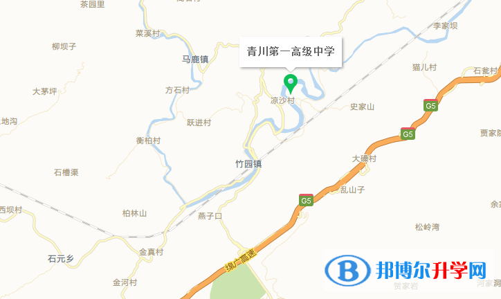 四川省青川第一高級中學地址在哪里